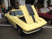Light Yellow Stingray Corvette